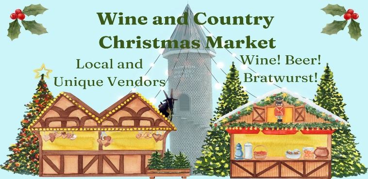 wine and country christmas